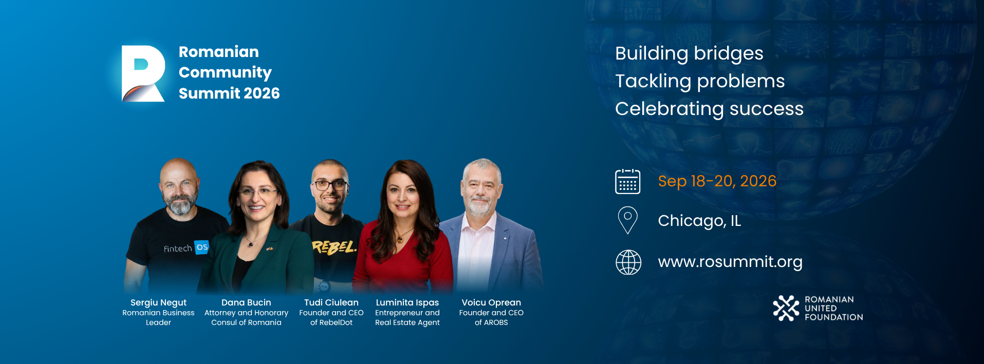 Romanian Community Summit Facebook cover